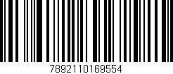 Código de barras (EAN, GTIN, SKU, ISBN): '7892110169554'