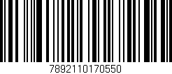 Código de barras (EAN, GTIN, SKU, ISBN): '7892110170550'