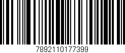 Código de barras (EAN, GTIN, SKU, ISBN): '7892110177399'