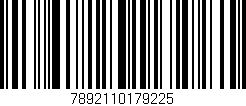 Código de barras (EAN, GTIN, SKU, ISBN): '7892110179225'