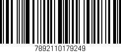 Código de barras (EAN, GTIN, SKU, ISBN): '7892110179249'