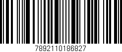 Código de barras (EAN, GTIN, SKU, ISBN): '7892110186827'
