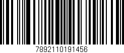 Código de barras (EAN, GTIN, SKU, ISBN): '7892110191456'
