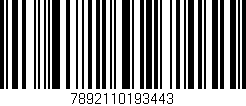 Código de barras (EAN, GTIN, SKU, ISBN): '7892110193443'