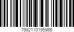 Código de barras (EAN, GTIN, SKU, ISBN): '7892110195966'