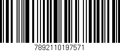 Código de barras (EAN, GTIN, SKU, ISBN): '7892110197571'