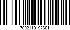 Código de barras (EAN, GTIN, SKU, ISBN): '7892110197601'
