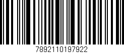 Código de barras (EAN, GTIN, SKU, ISBN): '7892110197922'