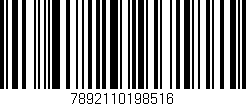 Código de barras (EAN, GTIN, SKU, ISBN): '7892110198516'