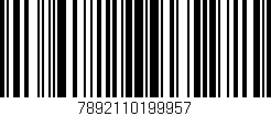 Código de barras (EAN, GTIN, SKU, ISBN): '7892110199957'