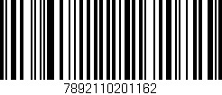 Código de barras (EAN, GTIN, SKU, ISBN): '7892110201162'