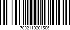 Código de barras (EAN, GTIN, SKU, ISBN): '7892110201506'