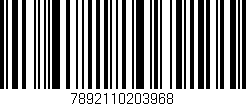 Código de barras (EAN, GTIN, SKU, ISBN): '7892110203968'