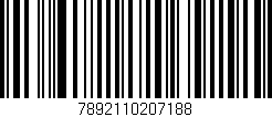 Código de barras (EAN, GTIN, SKU, ISBN): '7892110207188'
