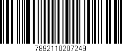 Código de barras (EAN, GTIN, SKU, ISBN): '7892110207249'