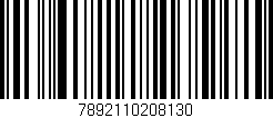 Código de barras (EAN, GTIN, SKU, ISBN): '7892110208130'