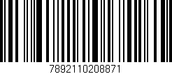 Código de barras (EAN, GTIN, SKU, ISBN): '7892110208871'