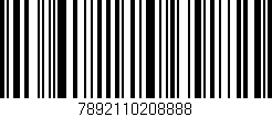 Código de barras (EAN, GTIN, SKU, ISBN): '7892110208888'