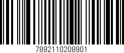 Código de barras (EAN, GTIN, SKU, ISBN): '7892110208901'