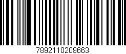 Código de barras (EAN, GTIN, SKU, ISBN): '7892110209663'