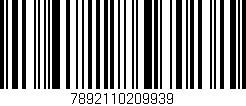 Código de barras (EAN, GTIN, SKU, ISBN): '7892110209939'