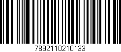 Código de barras (EAN, GTIN, SKU, ISBN): '7892110210133'