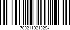 Código de barras (EAN, GTIN, SKU, ISBN): '7892110210294'