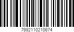 Código de barras (EAN, GTIN, SKU, ISBN): '7892110210874'