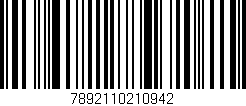 Código de barras (EAN, GTIN, SKU, ISBN): '7892110210942'