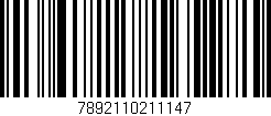 Código de barras (EAN, GTIN, SKU, ISBN): '7892110211147'