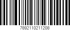 Código de barras (EAN, GTIN, SKU, ISBN): '7892110211208'