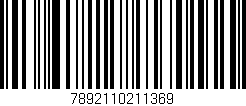 Código de barras (EAN, GTIN, SKU, ISBN): '7892110211369'