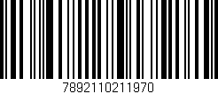 Código de barras (EAN, GTIN, SKU, ISBN): '7892110211970'