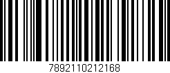 Código de barras (EAN, GTIN, SKU, ISBN): '7892110212168'