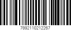 Código de barras (EAN, GTIN, SKU, ISBN): '7892110212267'