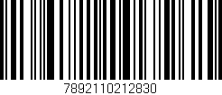 Código de barras (EAN, GTIN, SKU, ISBN): '7892110212830'