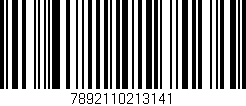 Código de barras (EAN, GTIN, SKU, ISBN): '7892110213141'