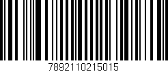 Código de barras (EAN, GTIN, SKU, ISBN): '7892110215015'