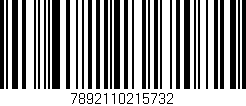 Código de barras (EAN, GTIN, SKU, ISBN): '7892110215732'