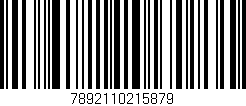 Código de barras (EAN, GTIN, SKU, ISBN): '7892110215879'