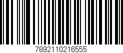 Código de barras (EAN, GTIN, SKU, ISBN): '7892110216555'