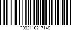 Código de barras (EAN, GTIN, SKU, ISBN): '7892110217149'