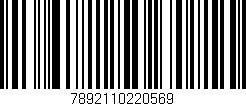 Código de barras (EAN, GTIN, SKU, ISBN): '7892110220569'
