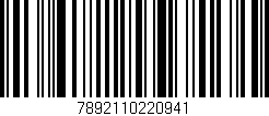 Código de barras (EAN, GTIN, SKU, ISBN): '7892110220941'