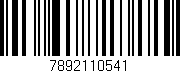 Código de barras (EAN, GTIN, SKU, ISBN): '7892110541'
