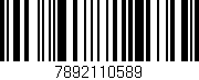 Código de barras (EAN, GTIN, SKU, ISBN): '7892110589'