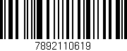 Código de barras (EAN, GTIN, SKU, ISBN): '7892110619'