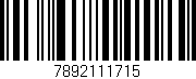 Código de barras (EAN, GTIN, SKU, ISBN): '7892111715'