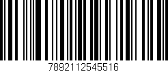 Código de barras (EAN, GTIN, SKU, ISBN): '7892112545516'