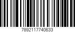 Código de barras (EAN, GTIN, SKU, ISBN): '7892117740633'